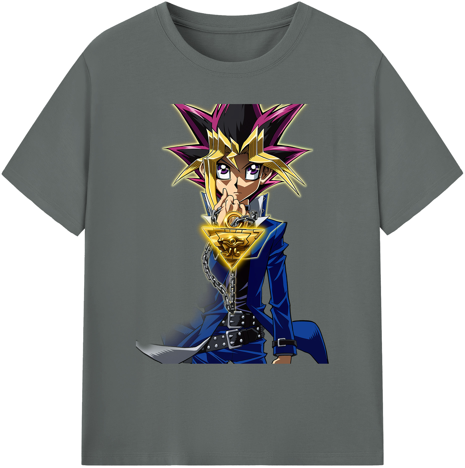 （画像用） 遊☆戯☆王 Yu-Gi-Oh! 綿100％ メンズ半袖Tシャツ｜肌触りやわらか＆通気性